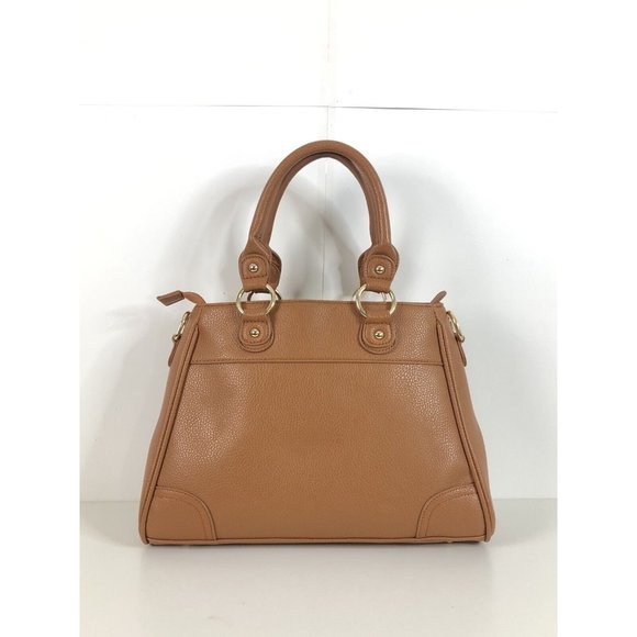 The Danbury Mint Initial Handbag Crossbody "Lynda" Satchel Double Handles  NEW - Picture 2 of 12